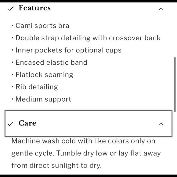 NWT $80 Alala Peak Bra in Black/ Black Rib - Size Small - Picture 9 of 10